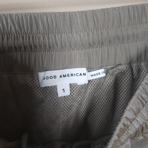 Good American Wide Leg Track Pants in Brindle Size S - Picture 8 of 10